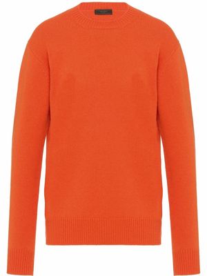 Prada knitted cashmere jumper - Orange
