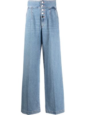 Made in Tomboy Felisia high-rise wide-leg jeans - Blue