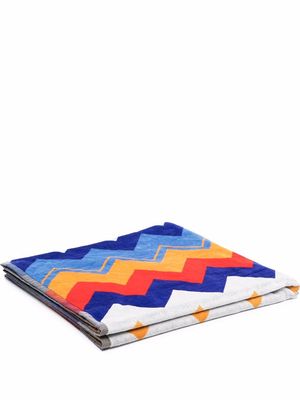 Missoni zigzag-print beach towel - Blue
