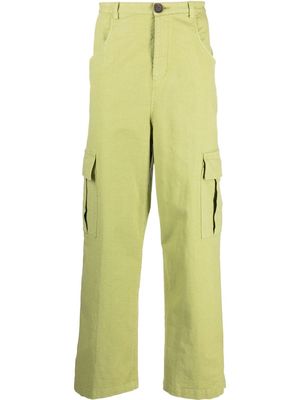Winnie NY multi-pocket straight-leg cargo trousers - Green