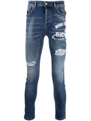 John Richmond Mick distressed jeans - Blue
