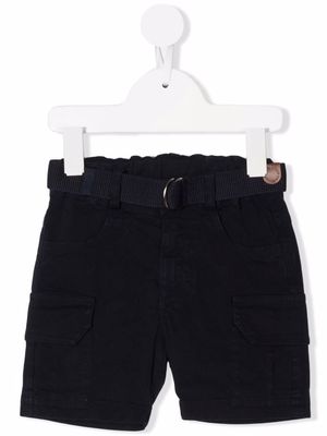 Lapin House belted-waist shorts - Blue