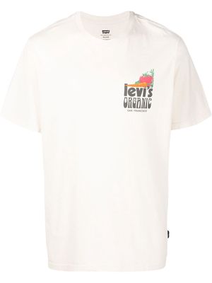 Levi's chest logo-print T-shirt - Neutrals
