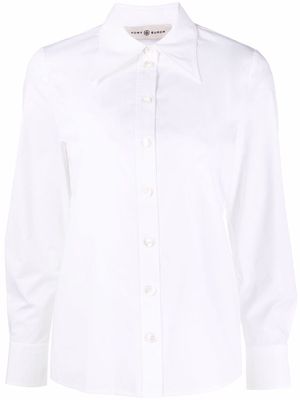 Tory Burch long-sleeve poplin shirt - White