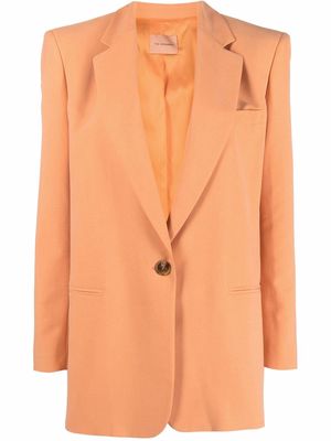 THE ANDAMANE Guia oversized single-breasted blazer - Orange