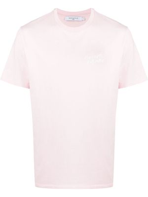 Maison Kitsuné graphic-print cotton T-Shirt - Pink