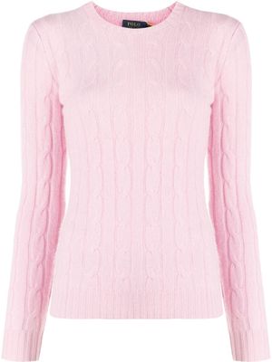 Polo Ralph Lauren cable-knit cashmere jumper - Pink