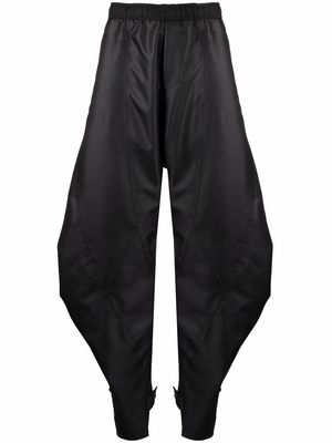Julius drape-leg trousers - Black