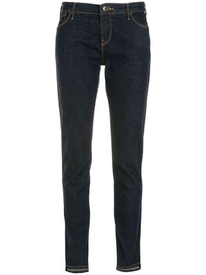 Emporio Armani low-rise slim-cut jeans - Blue