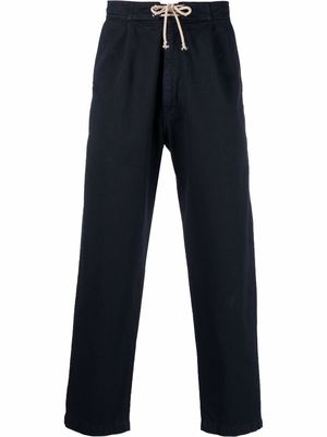 Société Anonyme cropped tapered-leg trousers - Blue