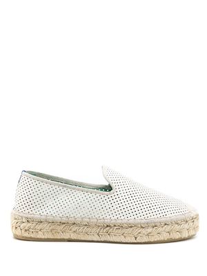 Blue Bird Shoes perforated leather espadrilles - Neutrals