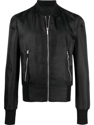 SAPIO zipped-up bomber jacket - Black