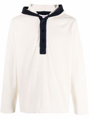 Orlebar Brown Allans button-up hoodie - Neutrals