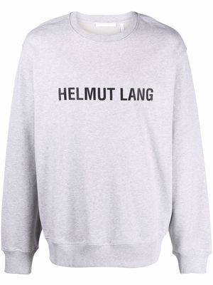 Helmut Lang logo crew-neck sweatshirt - Grey