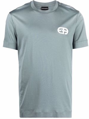 Emporio Armani logo-print short-sleeved T-shirt - Grey