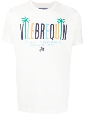 Vilebrequin graphic-print cotton T-Shirt - White