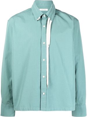 Craig Green strap-detail shirt - Blue
