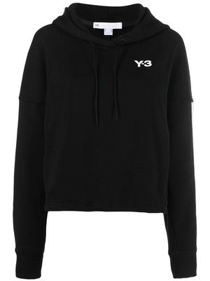 Y-3 W CH1 cotton hoodie - Black