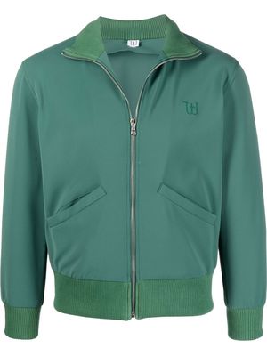 Winnie NY embroidered-logo bomber jacket - Green