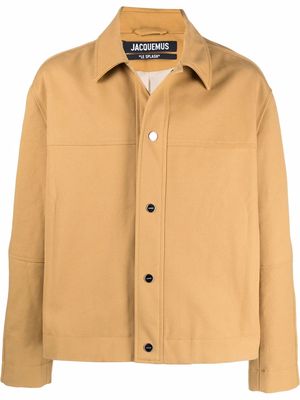 Jacquemus button-up shirt jacket - Neutrals
