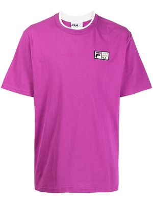 Fila graphic-print short-sleeve T-shirt - Purple