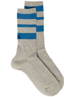ERL striped tennis socks - Grey