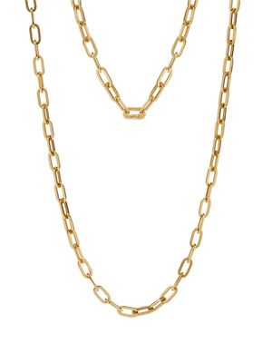 Annoushka 18kt yellow gold cable chain necklace