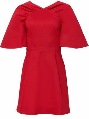 Carolina Herrera short-sleeve minidress - Red