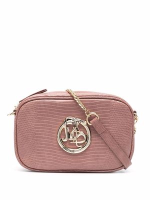 Just Cavalli logo-plaque camera case - Pink