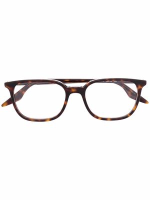 Ray-Ban tortoiseshell rectangle sunglasses - Brown