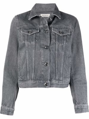 There Was One long-sleeved denim jacket - Grey