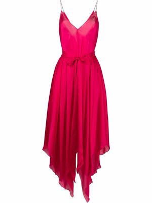 Alexandre Vauthier asymmetrical-hem camisole dress - Pink