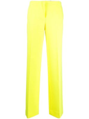 Blumarine high-rise straight-leg trousers - Yellow