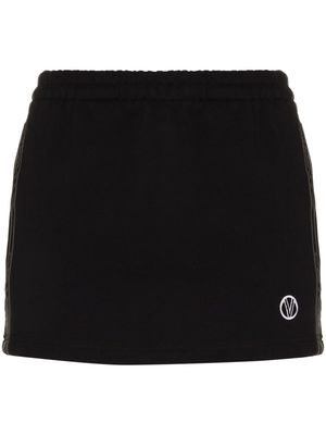 VETEMENTS logo-tape mini skirt - Black