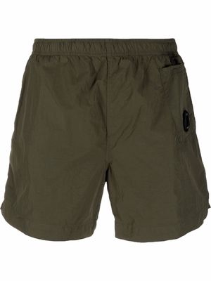 C.P. Company logo patch swim shorts - Green