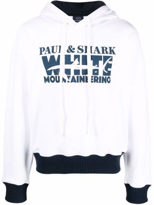 Paul & Shark x White Mountaineering logo-print hoodie