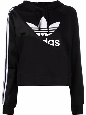 adidas Adicolor Split Trefoil hoodie - Black