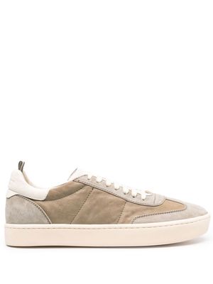 Officine Creative suede lace up trainers - Grey