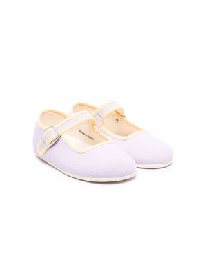 Bonton lavender slip on ballerina shoes - Purple