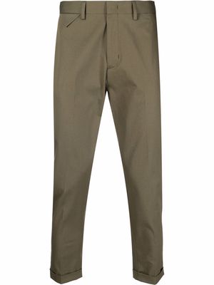 Low Brand cropped tailored trousers - Green