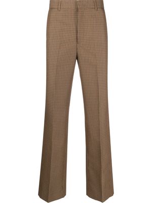 Andersson Bell houndstooth-print trousers - Brown