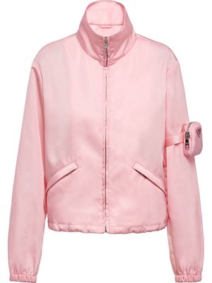 Prada Re-Nylon pocket-detail jacket - Pink