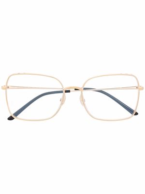 Cartier Eyewear metallic-frame glasses - Gold