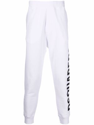 Dsquared2 logo-print relaxed track pants - White