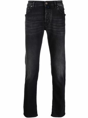 Jacob Cohen mid-rise slim-fit jeans - Black