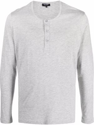 Ron Dorff Henley long-sleeved sweatshirt - Grey