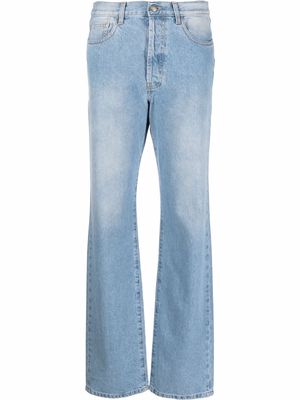 DEPENDANCE high-waist straight-leg jeans - Blue