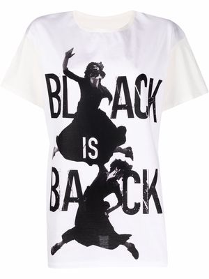 Yohji Yamamoto Black Is Back T-shirt - White