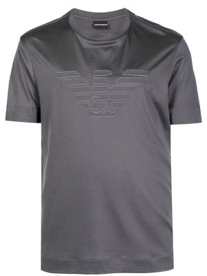 Emporio Armani EA logo-print T-shirt - Grey