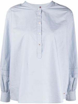 Tommy Hilfiger long-sleeve pullover blouse - Blue